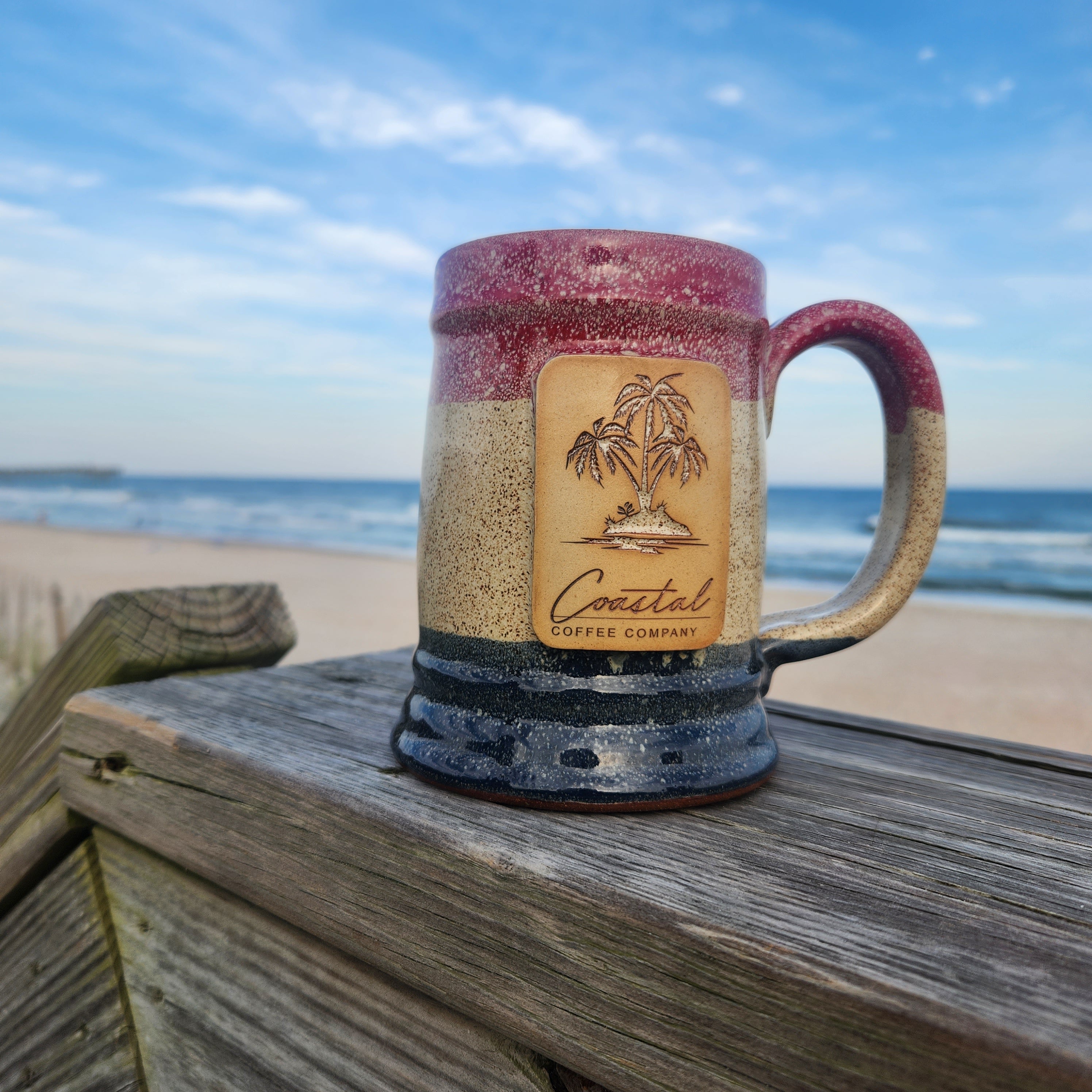 20oz Handmade Stein Mug - Coastal Coffee Company LLC