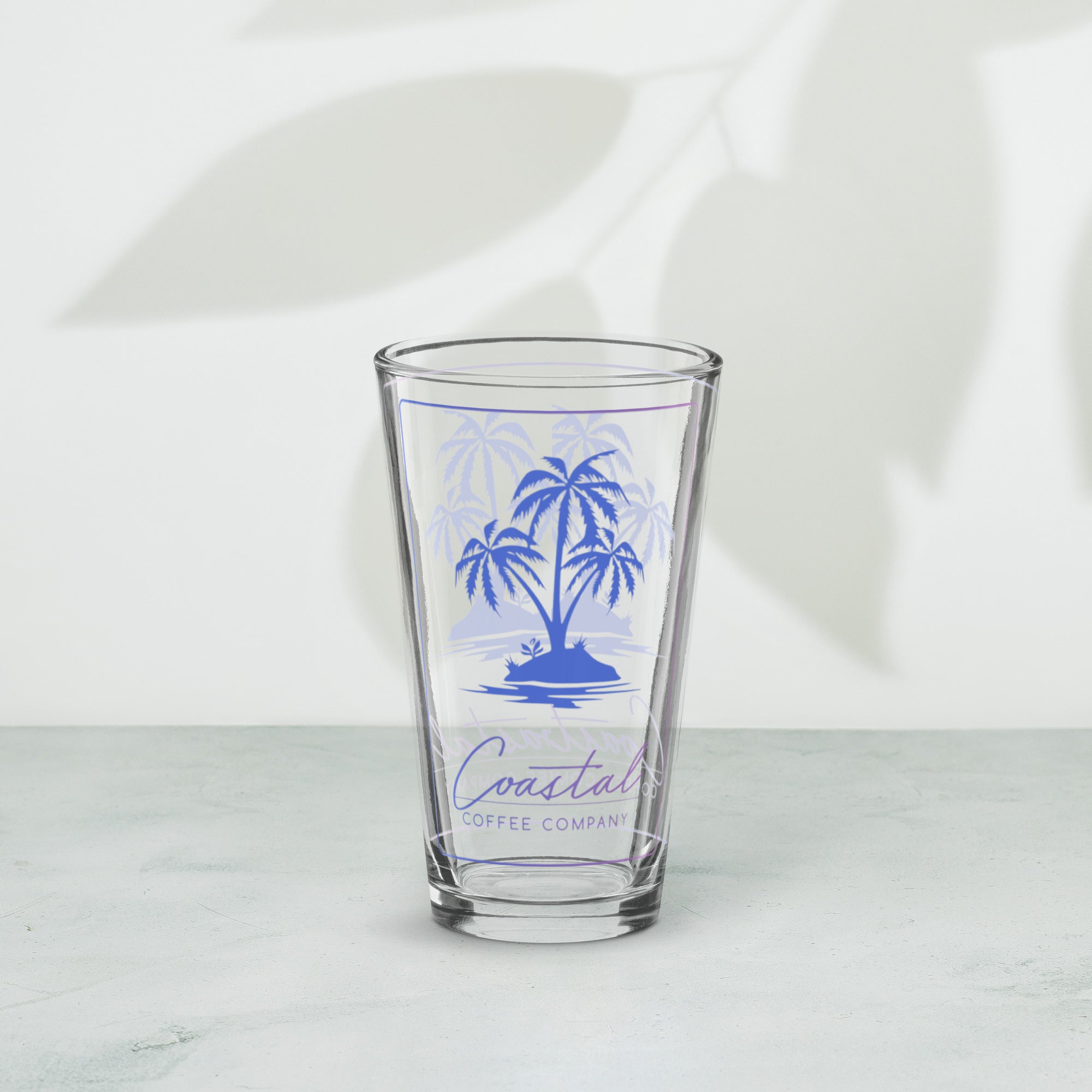 Shaker Branded Pint Glass - Coastal Coffee Company LLC